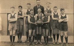 Washington Basketball Team Postcard