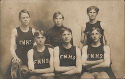 Fort Morgan High School Basketball Postcard