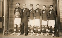 Wittenberg Academy Basketball Team Postcard