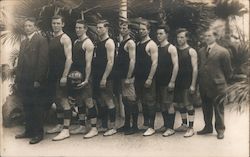 NSPE Men's College Basketball Team 1911-12 California Postcard Postcard Postcard