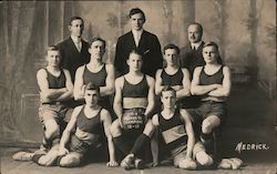 Orange Co. Champions 1912-13 Boys Basketball Team Middletown, NY Medrick Postcard Postcard Postcard