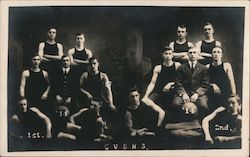 "CVSNS" Men's Basketball Team Postcard