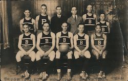Bridgeton High School Basketball Team Postcard