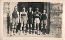 Mens Basketball Team Postcard