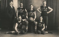 C.O.F. No. 1075 Basketball Team Postcard