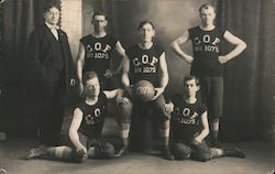 C.O.F. No. 1075 Basketball Team Wayside, WI Postcard Postcard Postcard