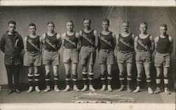 William & Vashti College Men's Basketball Team Postcard