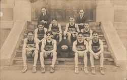 Black River Academy Basketball Team 1926-27 Postcard