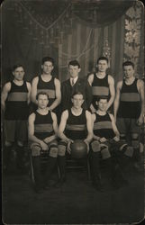 Men's Basketball Team Postcard