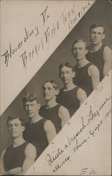 Basket Ball Team 1905-1906 Bloomsburg, PA Postcard Postcard Postcard