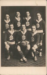 J.B.C. Basketball Team 1921 Postcard