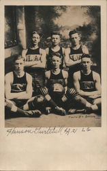 Lancaster Academy Basketball - Hanson Twitchell New Hampshire Postcard Postcard Postcard