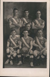 Concordia College Basketball Team Postcard