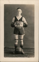 Westbrook High School Basketball Player 1921-1922 Postcard