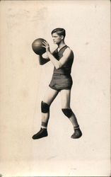 Basketball Player Postcard