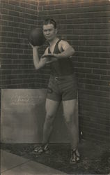 Parkerville Basketball Player George Ramsey Postcard