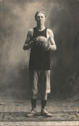 A.C.S. Basketball Player 1913-1914 Postcard Postcard Postcard