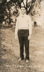 Lawrence HIgh School Football Coach Andy McDonald Original Photograph