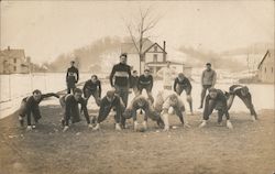 Malvern Football Team Postcard