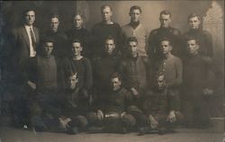 1911 Baker University Football Team Postcard