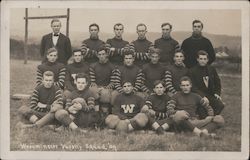 Westminster College Varsity Football Team Postcard