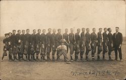 Football Team, Child Mascot, 1924 Postcard Postcard Postcard