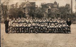 1934 West Milwaukee High School Football Team Postcard