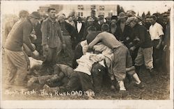 OAC Soph-Fresh Bag Rush, 1914 Corvallis, OR Football Postcard Postcard Postcard