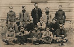 Enhaut Tigers Football Team 1908 Pennsylvania Postcard Postcard Postcard
