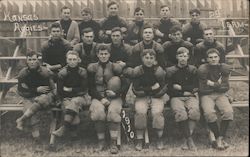 1910 Kansas State Aggies Football Team K-State Postcard
