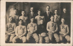 1910 Rawlins County High School Football Team Atwood, KS Postcard Postcard Postcard