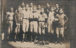 1908 Football Team New Richland, MN Postcard Postcard Postcard