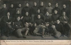 Barnes University Foot Ball Team '06, Medical Champions Missouri Postcard