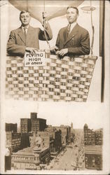 Flying High In Omaha Studio Photo Postcard