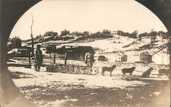 #36 Dog train St.Paul, 1859 from Fort Garry Postcard