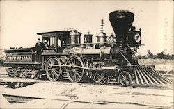 #54 First ILocomotive in Minnesota 1861 Postcard