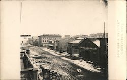 #80 Nicollet Ave. 3d St. to Wash. Ave. 1874 Postcard