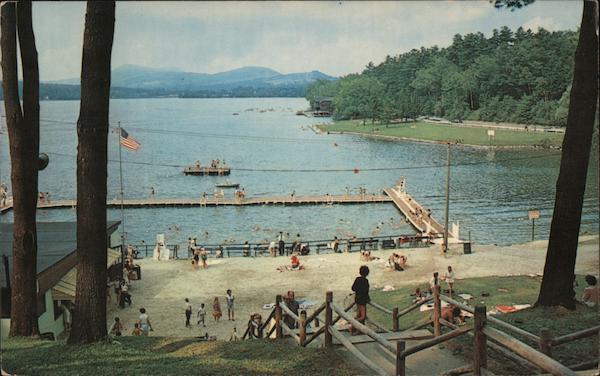 Municipal Beach on Pontoosac Lake Pittsfield Massachusetts