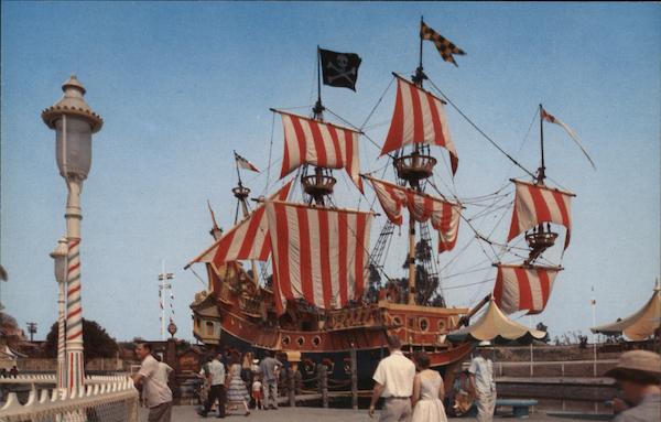 Disneyland - Aboard the pirate ship in Fantasyland
