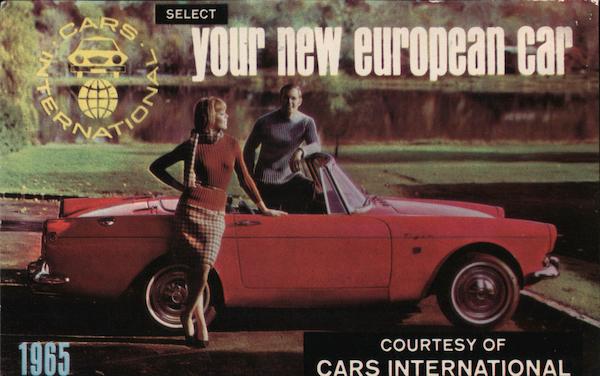Select Your New European Car, 1965 Advertising