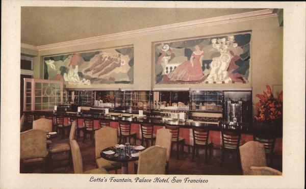 Lotta's Fountain, Palace Hotel San Francisco California
