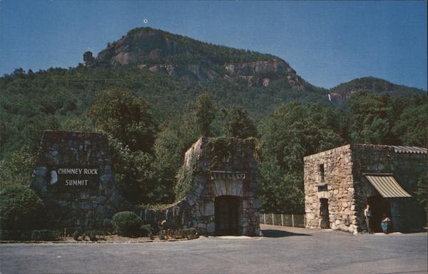 Chimney Rock Park Entrance Lake Lure North Carolina