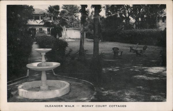Oleander Walk, Moray Court Cottages St. Petersburg Florida
