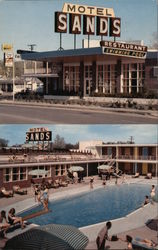 Sands Motel Postcard