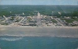 Aerial View of Ocean Drive Beach Postcard