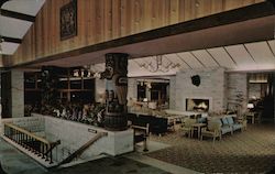 Main Lounge, Jasper Park Lodge Postcard