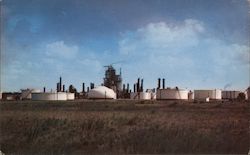 Oil Refinery in the West Postcard