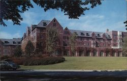 Friley Hall, Men's Dormitory - Iowa State College Postcard