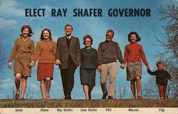 Elect Ray Shafer Governor Postcard