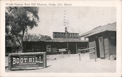 World Famous Boot Hill Museum Postcard